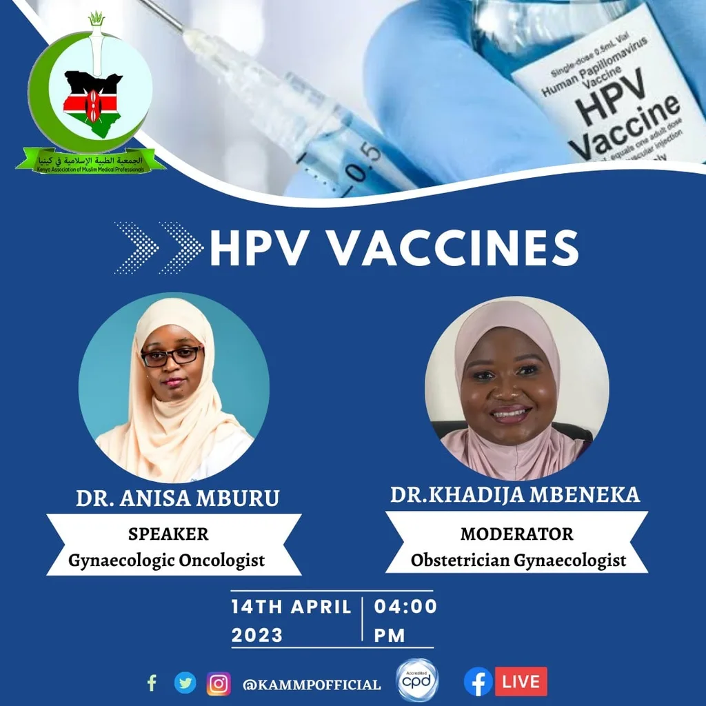 Poster of the CME HPV Vaccines