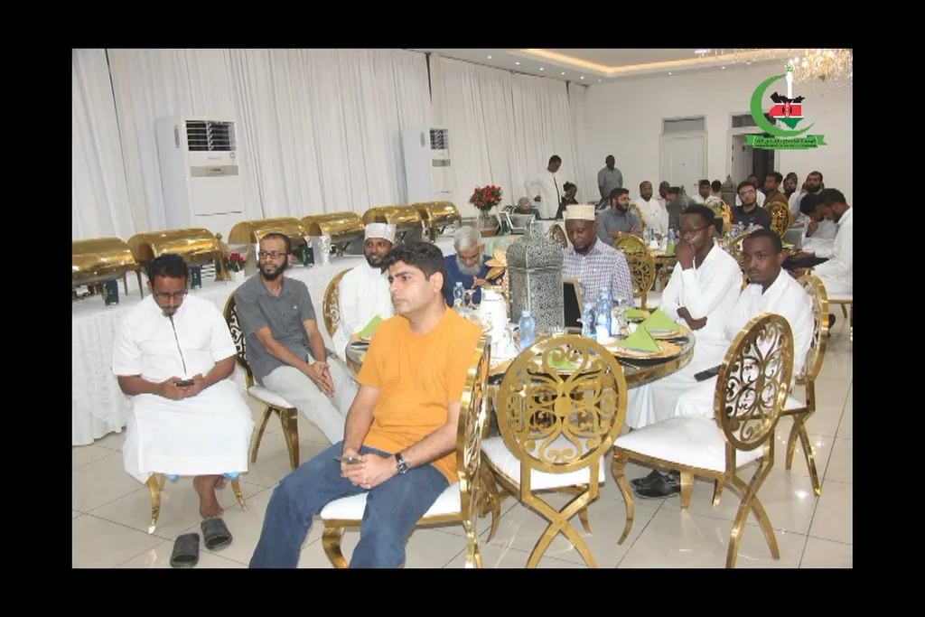 Coast branch members seated together at the Iftar CME, 2024