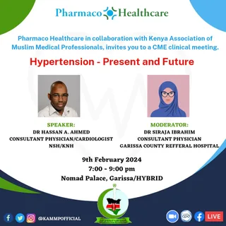 Poster for the CME Hypertension: Present and Future