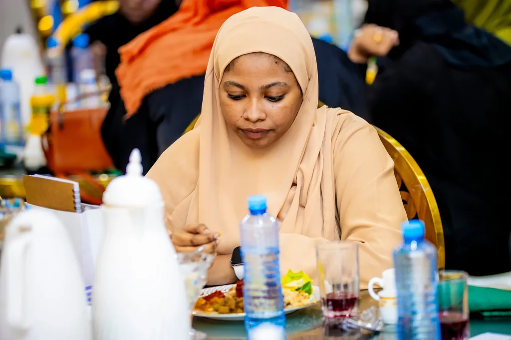 A member at the table during the KAMMP Iftar CME, 2025