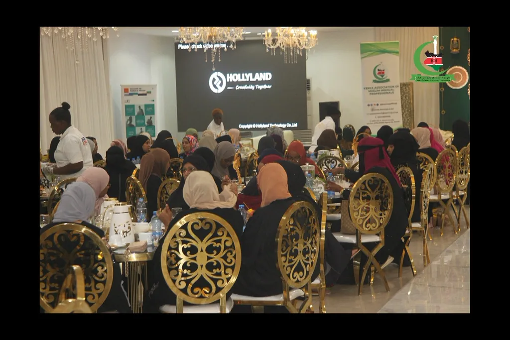 Members and guests seated at the Coast branch Iftar CME, 2024