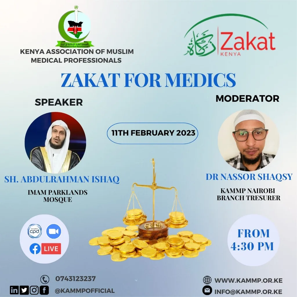 Poster of the CME Zakat for Medics